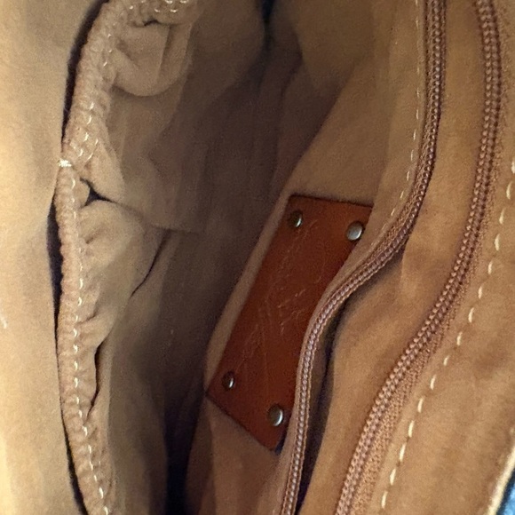 Patricia Nash Cream and Blue Convertible Crossbody Bag - NWT - Picture 11 of 16